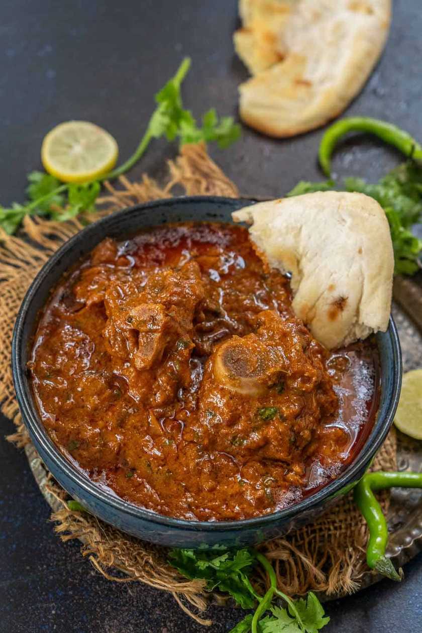 Traditional Goat Curry with Indian Spices