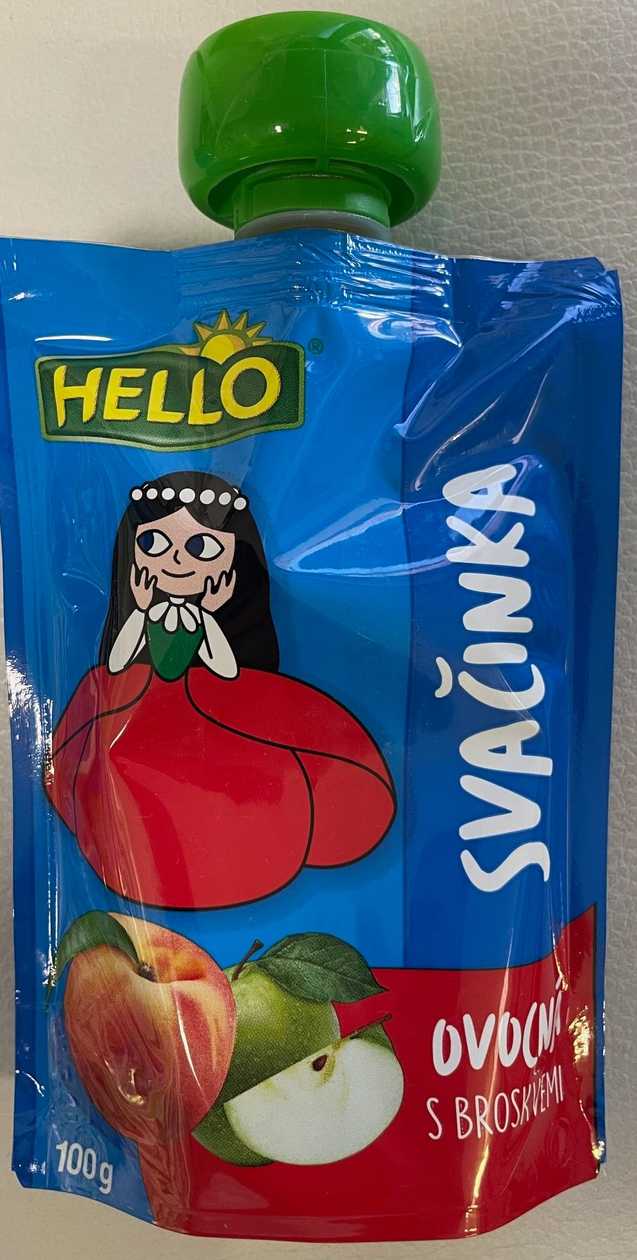 HELLO FRUIT. PEACH POUCH 100 g