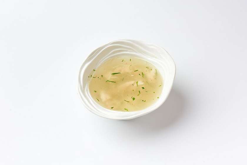 Chicken soup with noodles