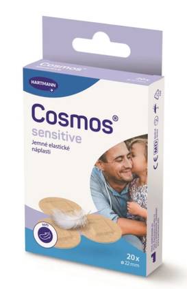 Cosmos Sensitive Gentle Round Plasters 22mm 20pcs