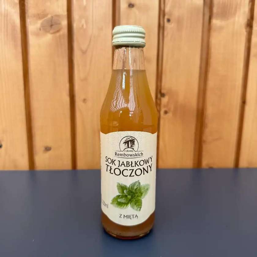 Sok tłoczony od Rembowskich 0,25l JABŁKO MIĘTA