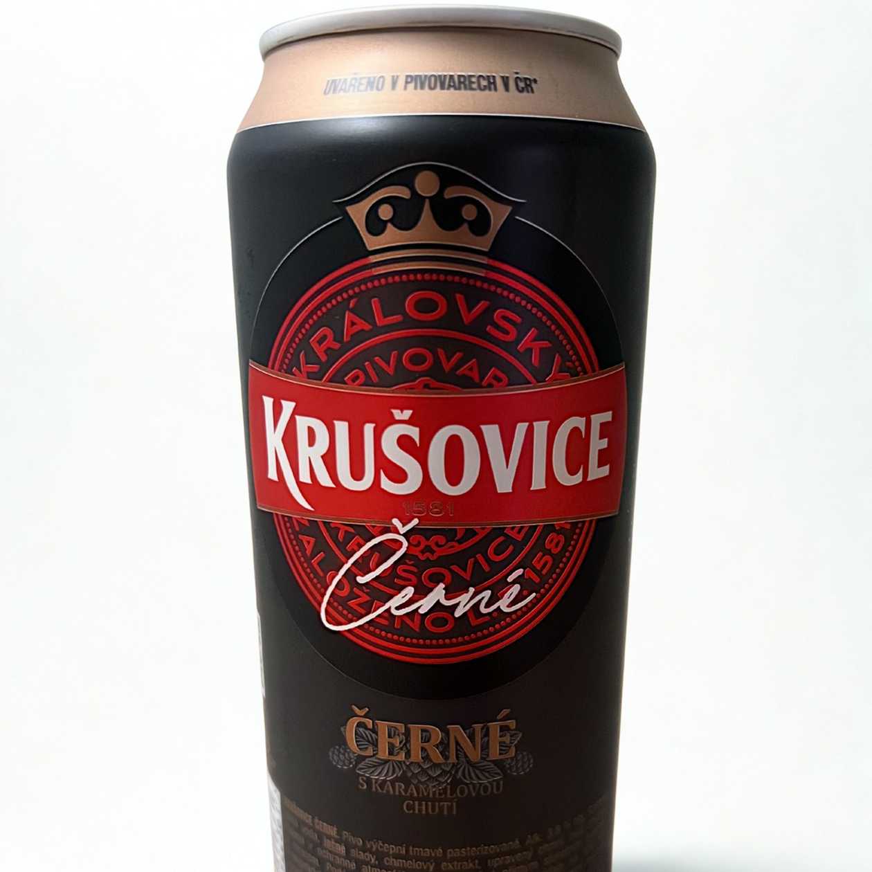 0,5l Krušovice černé /plech/