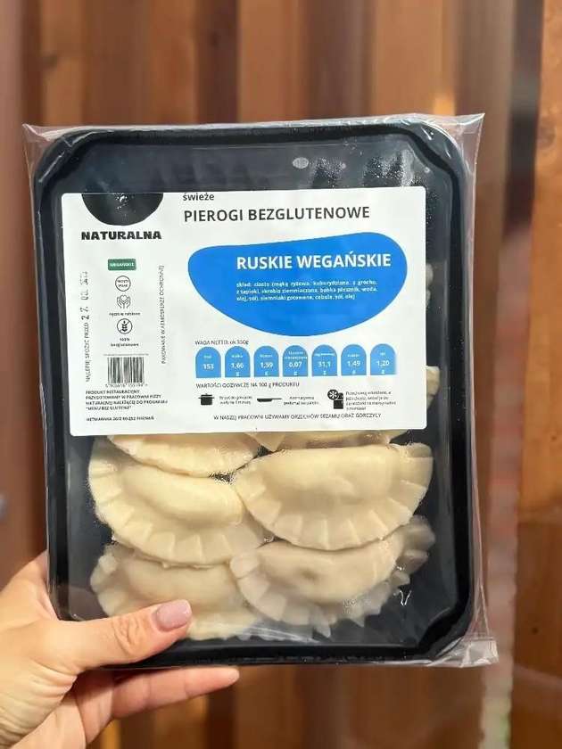 Pierogi ruskie wegańskie (gf,vegan)