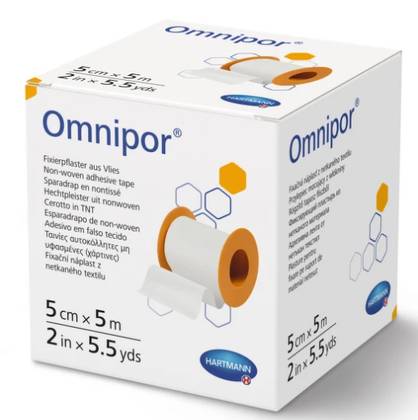 OMNIPOR Non-woven fabric plaster 5cmx5m 1pc