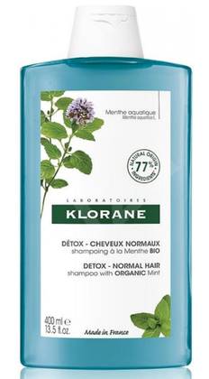 KLORANE Detoxifying Shampoo with Organic Water Mint 400ml