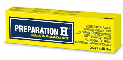 PREPARATION H rectal ointment for hemorrhoid treatment 25g