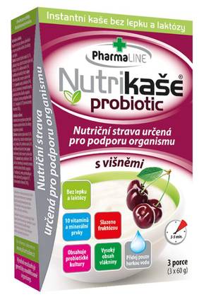 Nutrikaše probiotic with cherries 3x60g