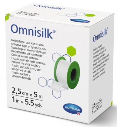 OMNISILK WHITE SILK PLASTER 2.5CMX5M 1PC