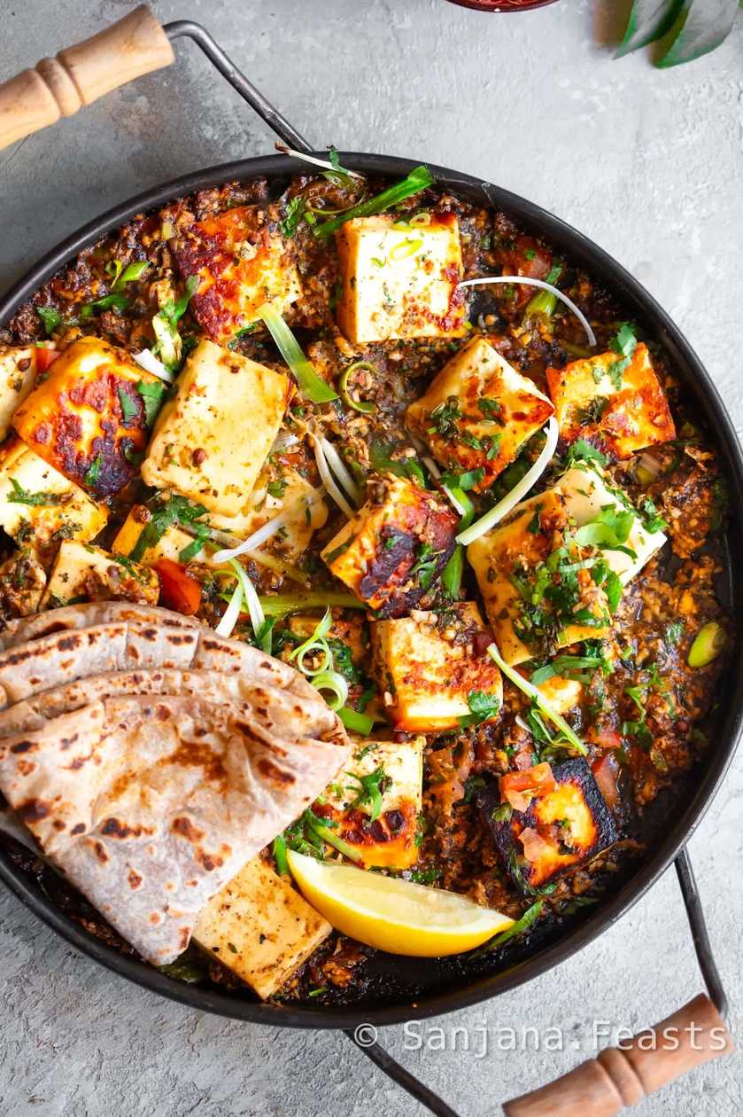 Paneer in Choice of Curry
