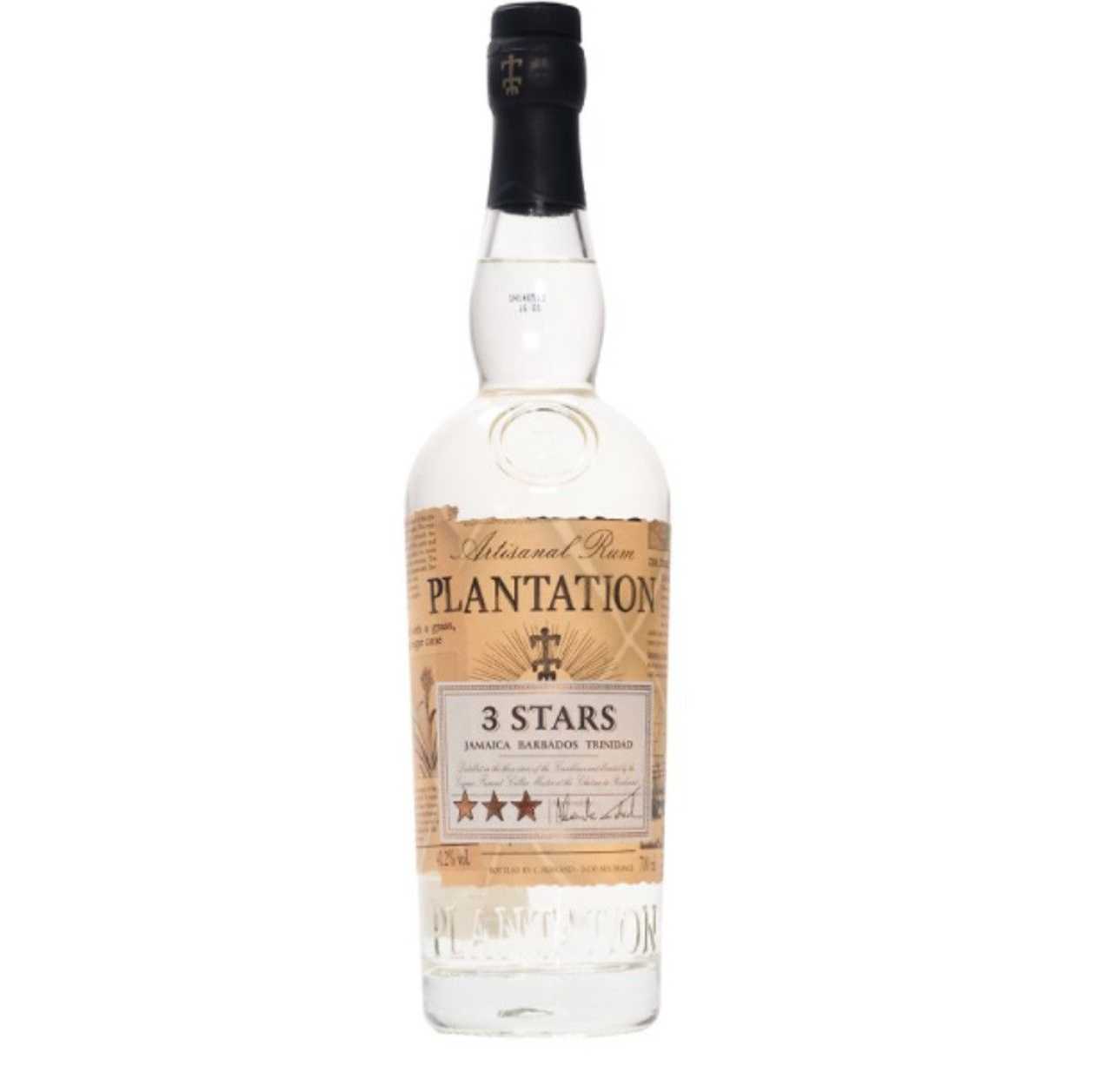 Plantation 3 Stars Artisanal Rum 0,7 l, 41.2%
