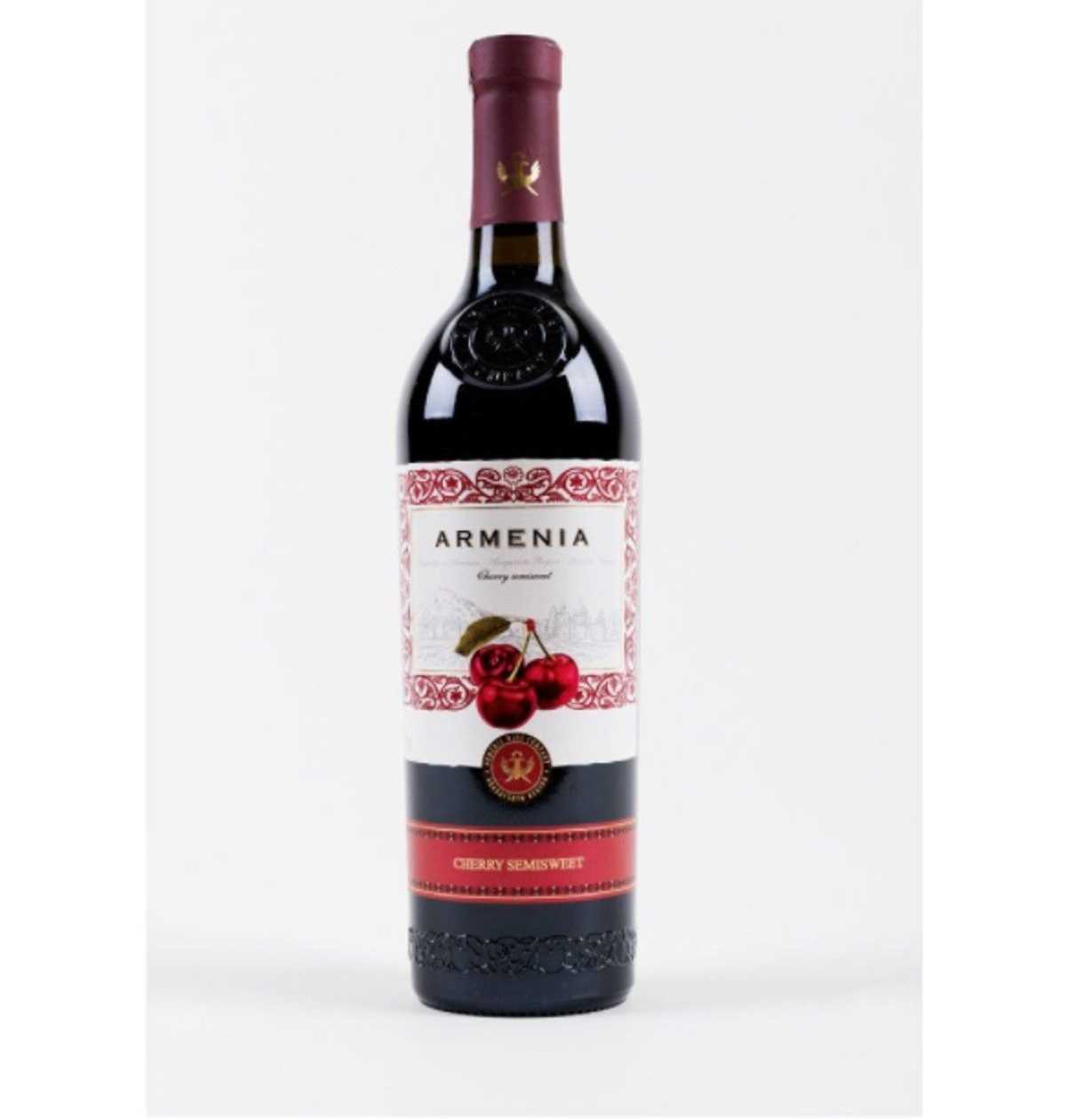 Armenia Cherry Semisweet Wine 0,75 l, 12%