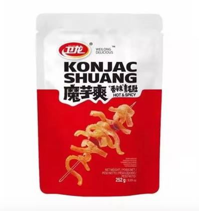 Užkandis KONJAC SHUANG (HOT AND SPICY), 252g