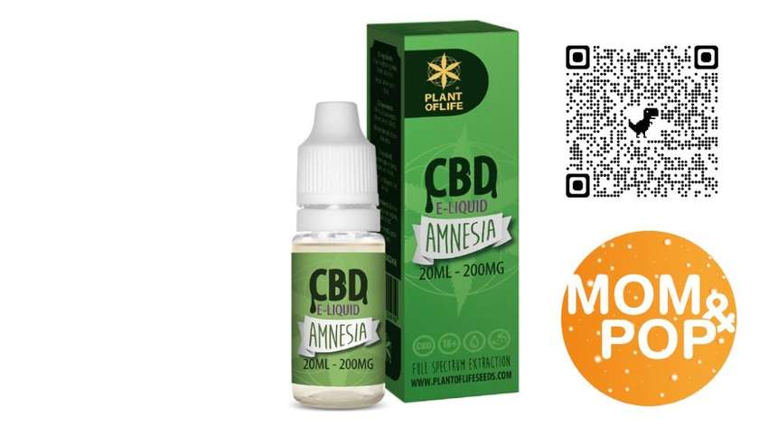 π Plant of Life 20% CBD Liquid, 10ml / Amnesia