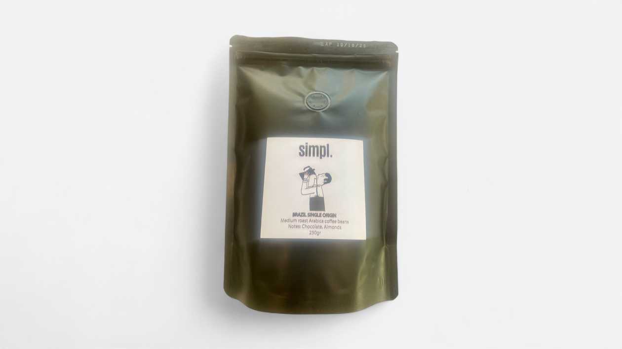 Brazil Single Origin Coffee Beans 250 gr