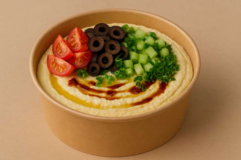 Loaded humus mediteranean