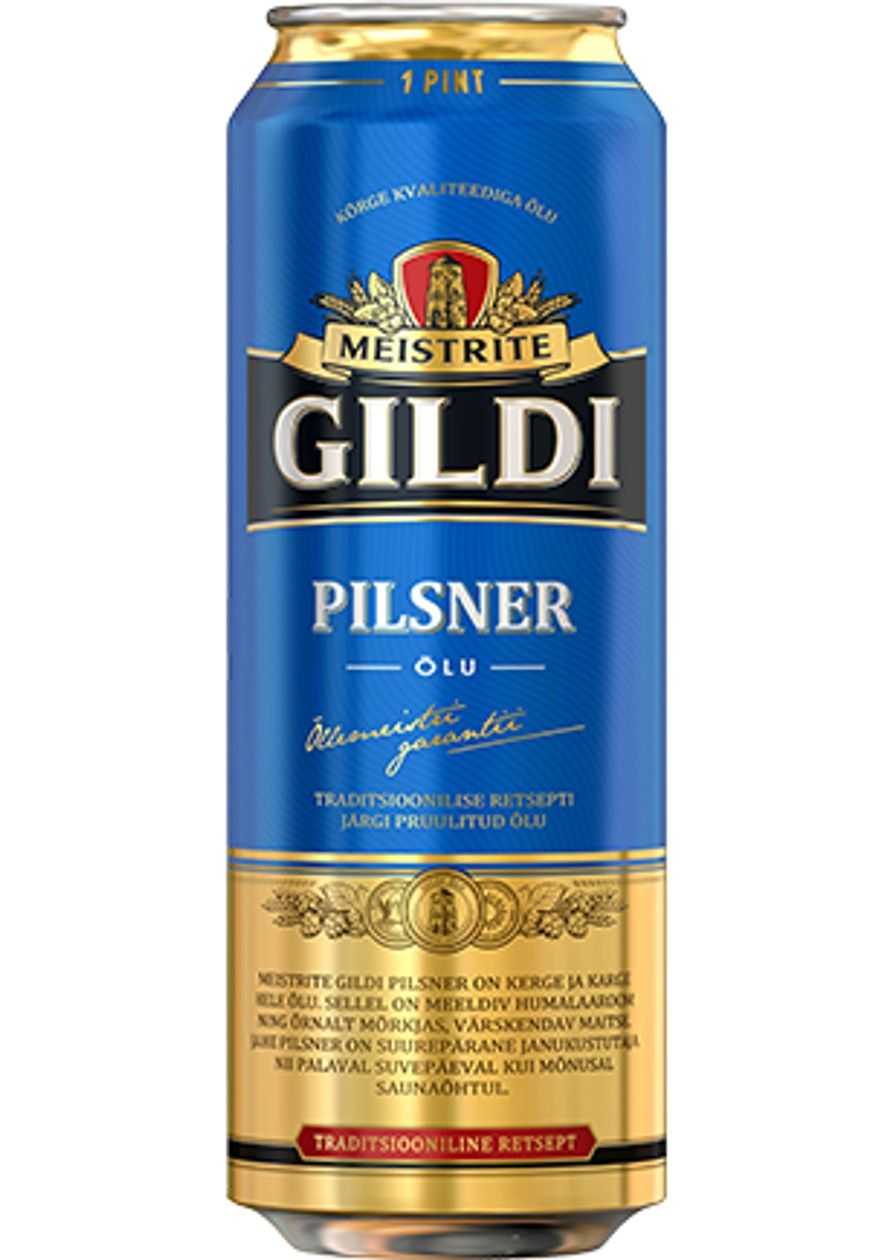 Meistrite Gildi Pilsner Purk 0,568 l 4.5% Õlu