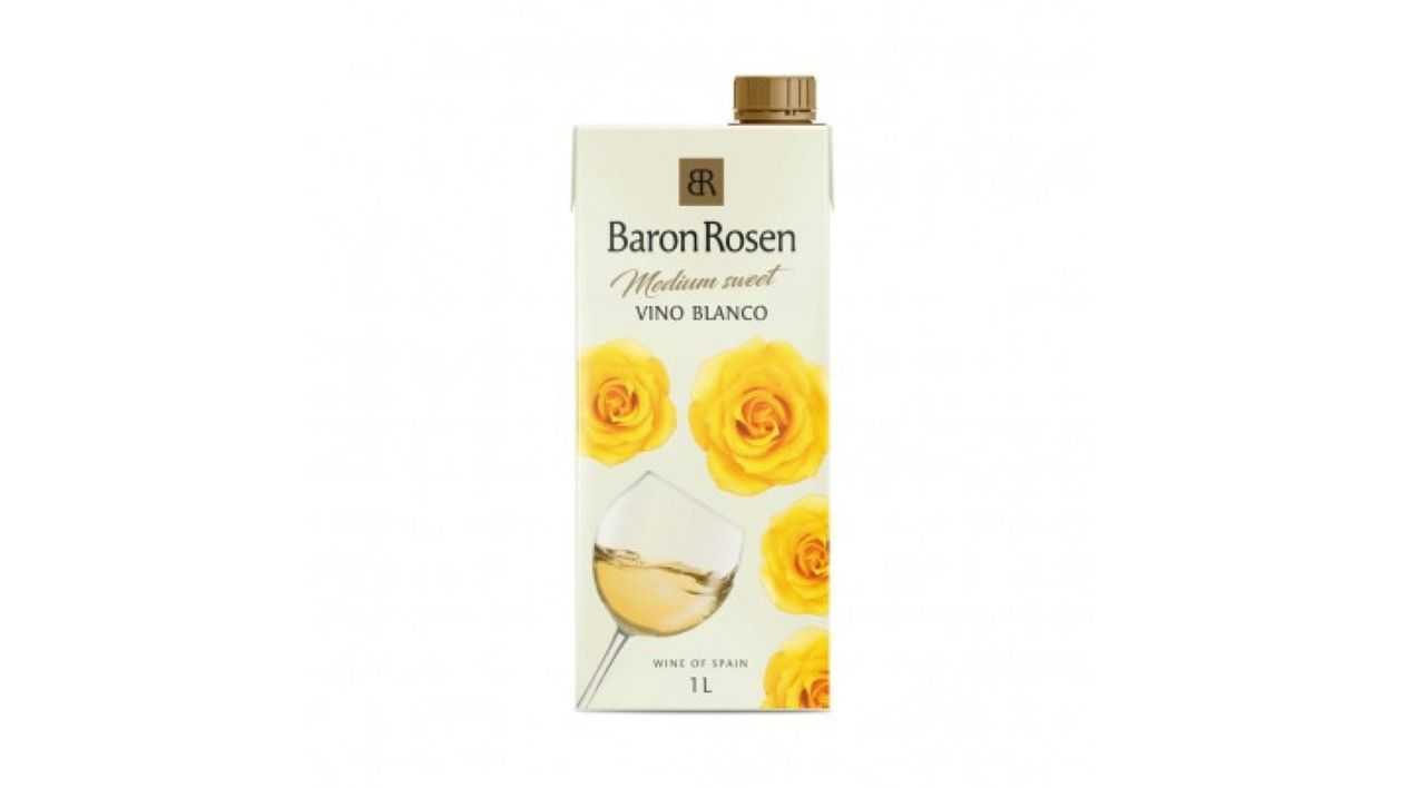 Baron Rosen Vino Blanco Semi-Sweet 1 l, 11%