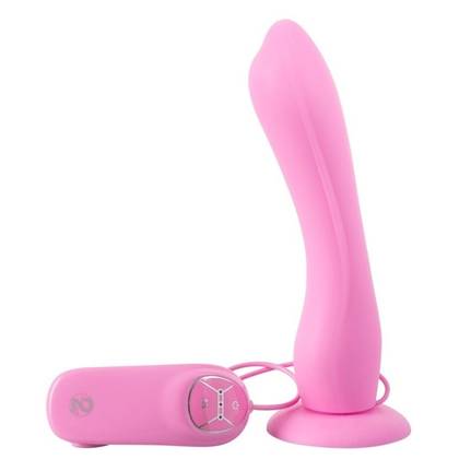 Silicone Rose Vibe Suction Vibrator - Pink