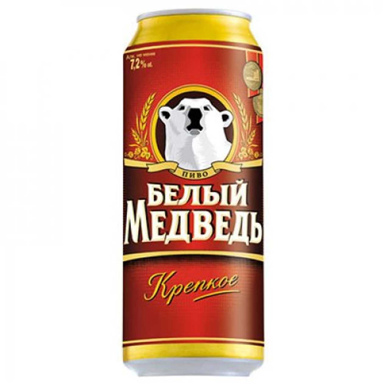 Belõi Medved Krepkoje Purk 0,45 l 7.2% Õlu
