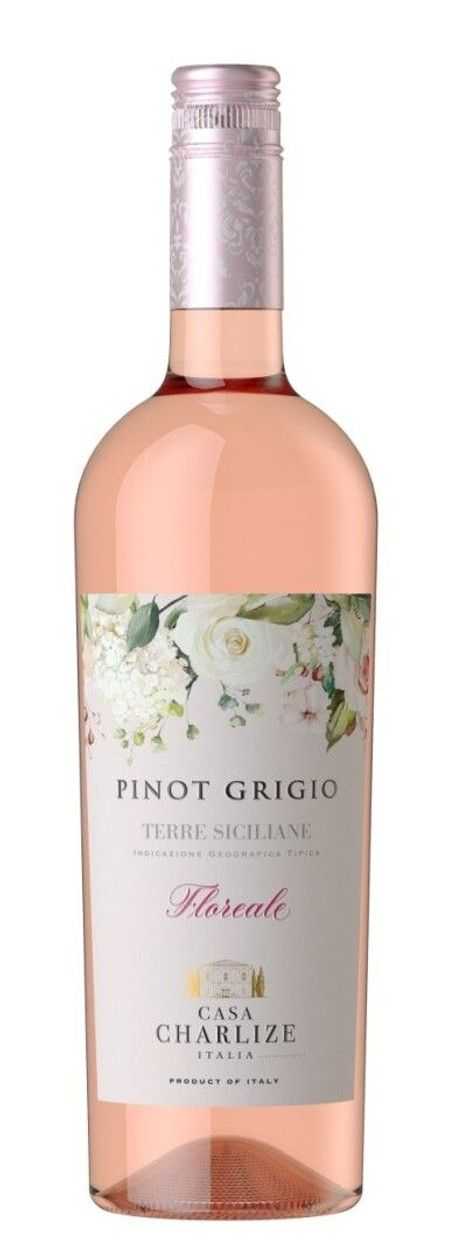 CASA CHARLIZE FLOREALE PINOT GRIGIO BLUSH 0.75L 12%