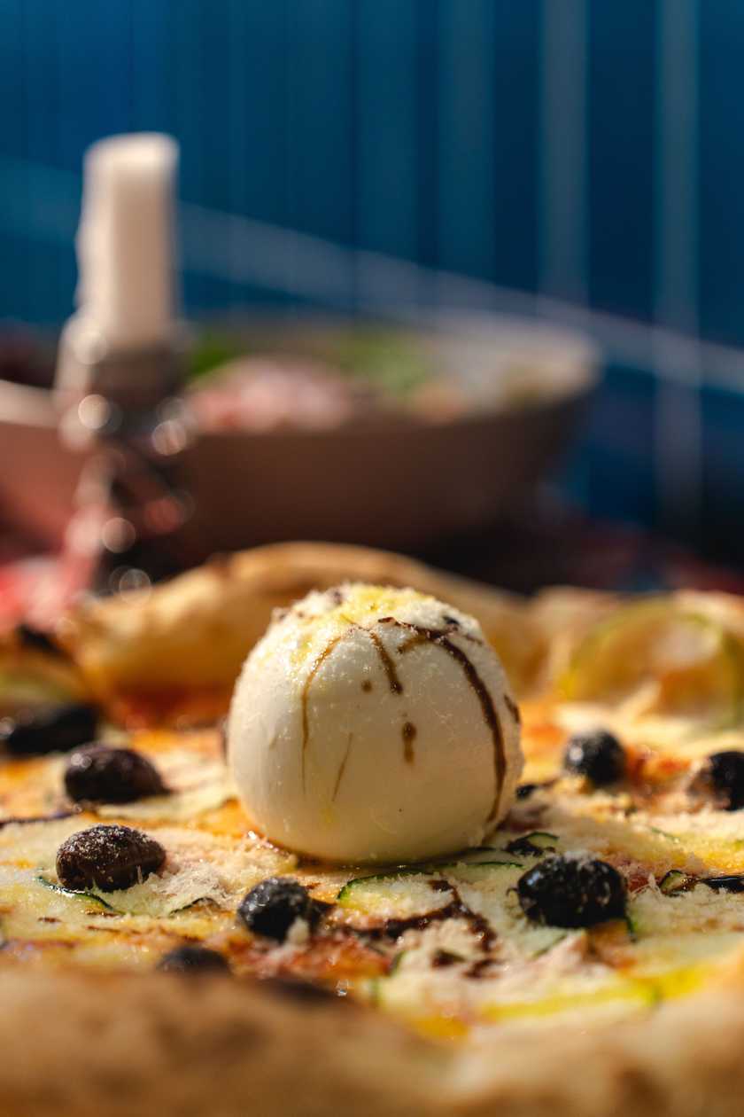 Pizza burrata