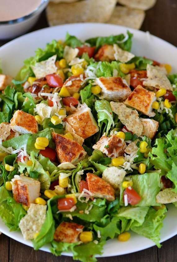 Chicken Shawarma Caesar Salad