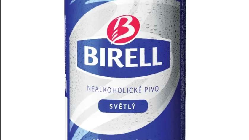 Birell světlý plech - 0,33 l