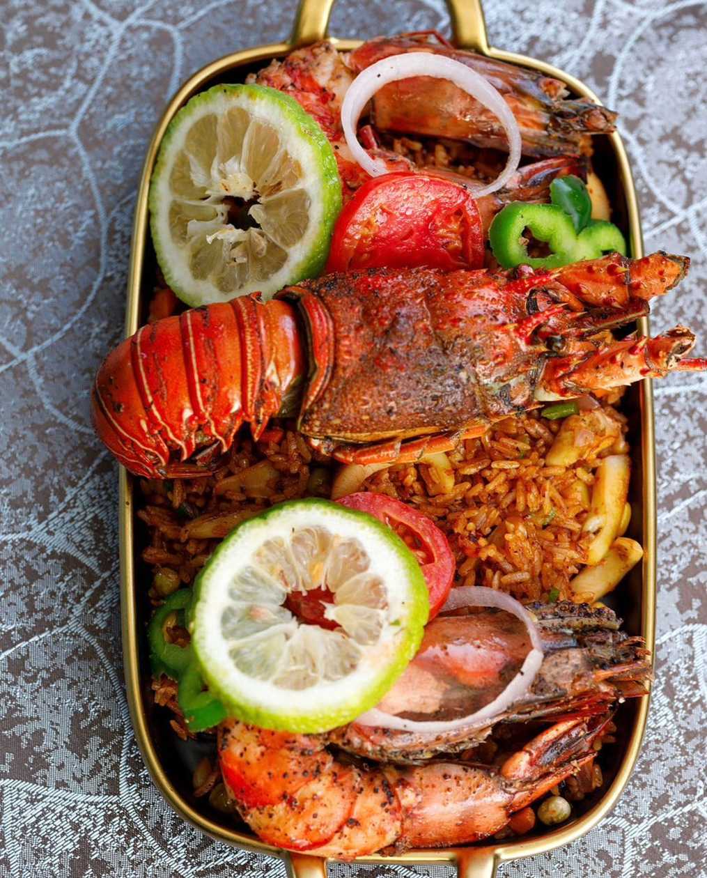 Assorted Seafood Jollof Rice