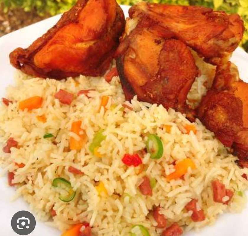 Fried Rice with Fried Chicken (Large)