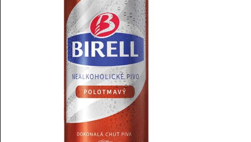 Birell polotmavý plech - 0,33 l