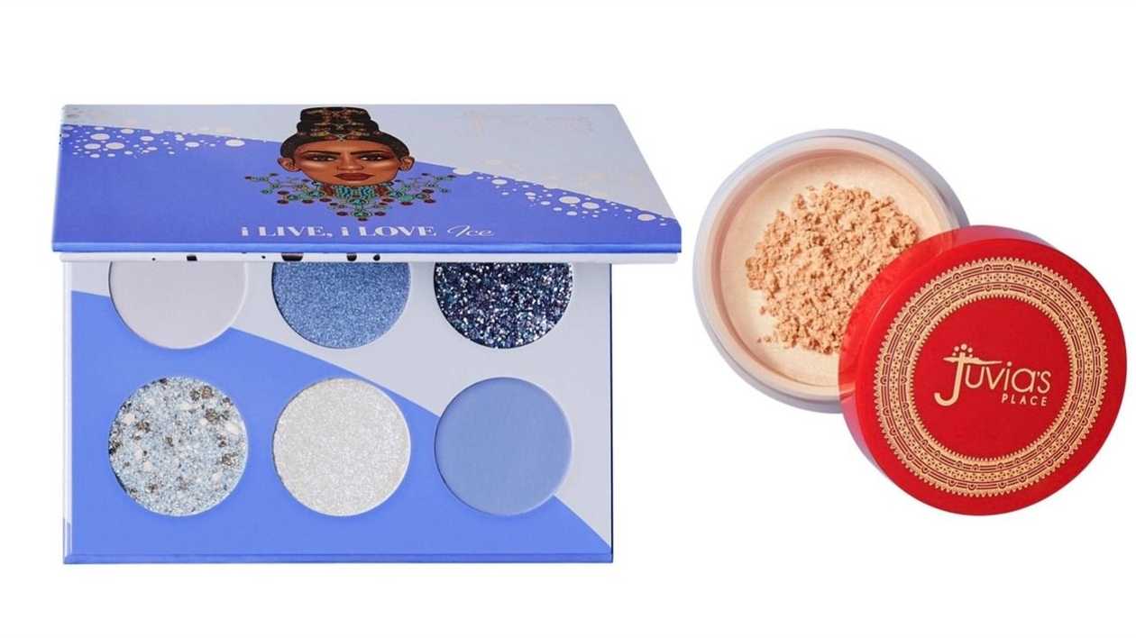 JUVIAS  I LIVE, I LOVE ICE KIT EYESHADOW + LOOSE HIGHLIGHTER  810018877385
