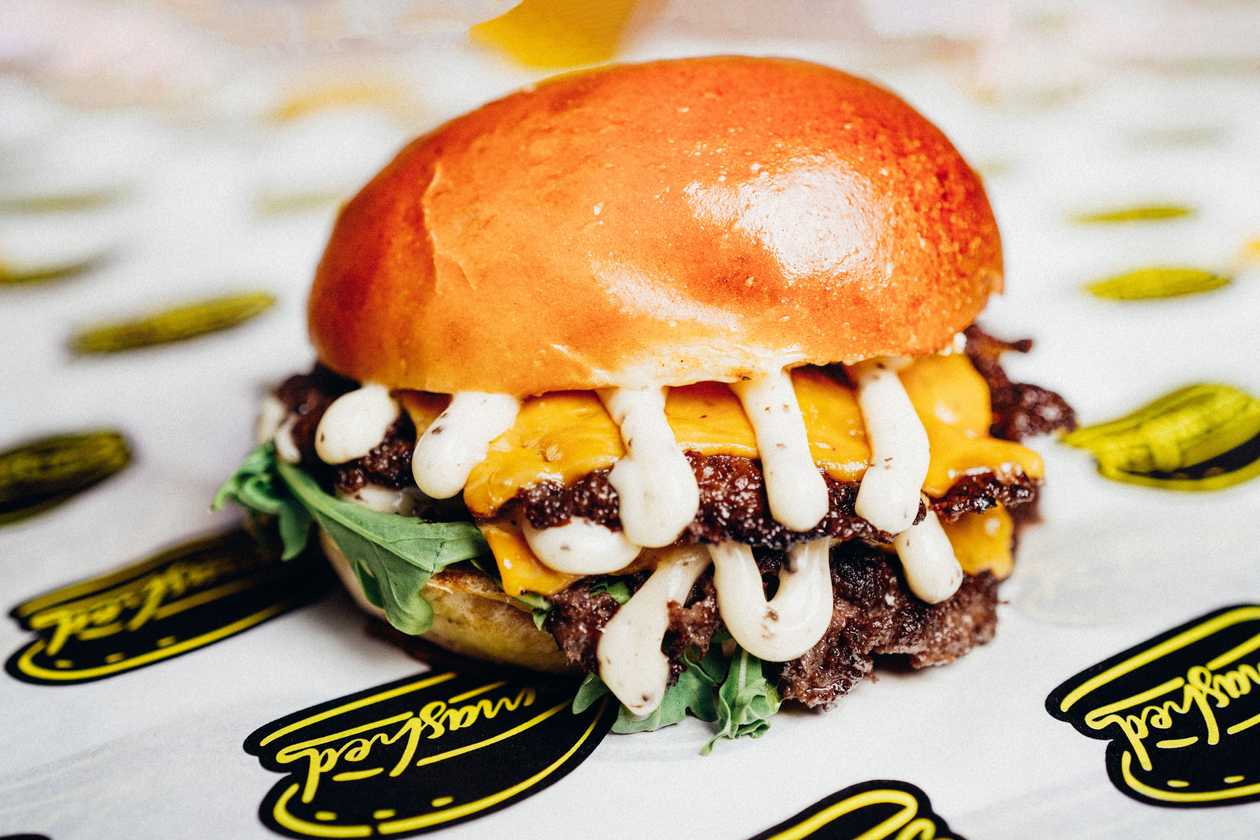 Double Truffle Smash Burger