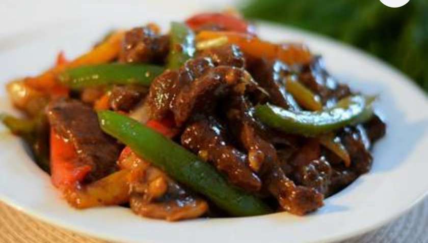 Jollof Rice with Beef Sauce