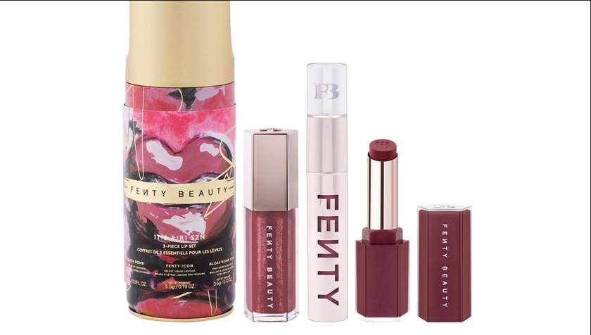 FENTY BEAUTY  IT'S RIRI SZN , 3-PIECE LIP SET FULL SIZE  840026675598