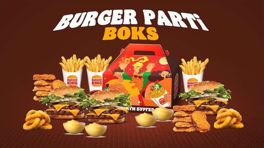 Party Box for Three with Big King