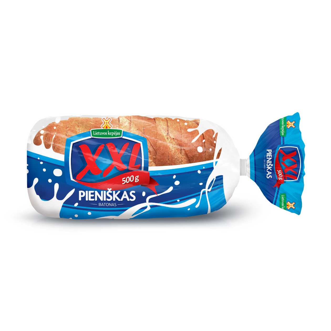 Pieniškas XXL batonas LIETUVOS KEPĖJAS, 500g (baigiasi galiojimas)