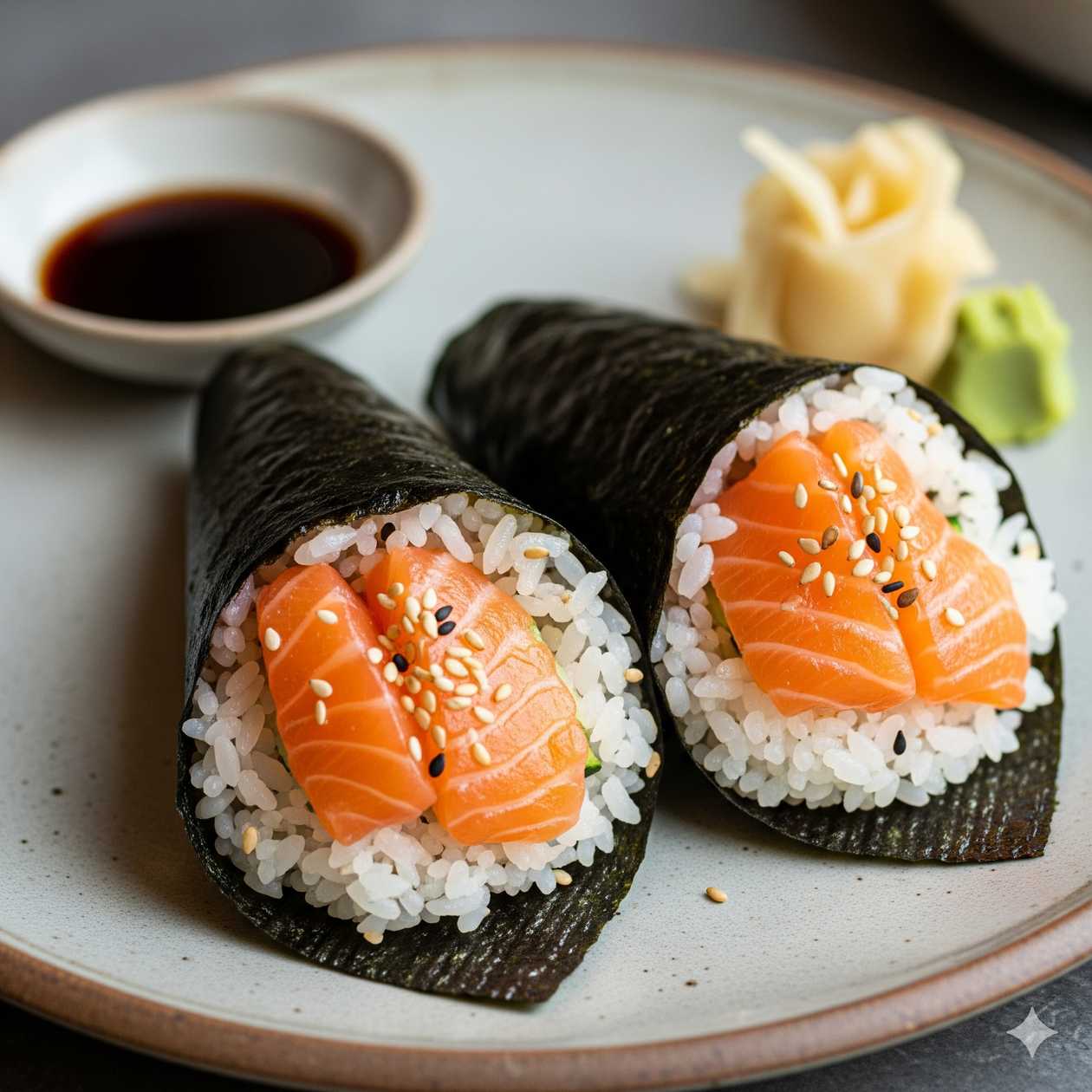 Temaki  Salmão 2Peças