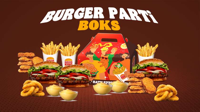 Party Box for Three with Whopper
