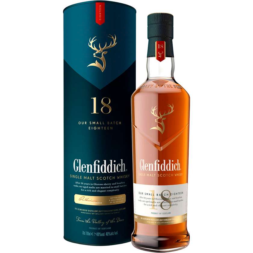 Glenfiddich 18 years  Scotch Whisky