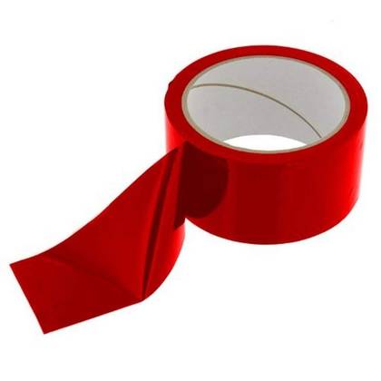Non-Sticky Red Bondage Tape