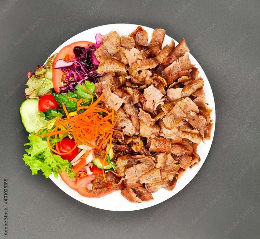 Kebab Salát