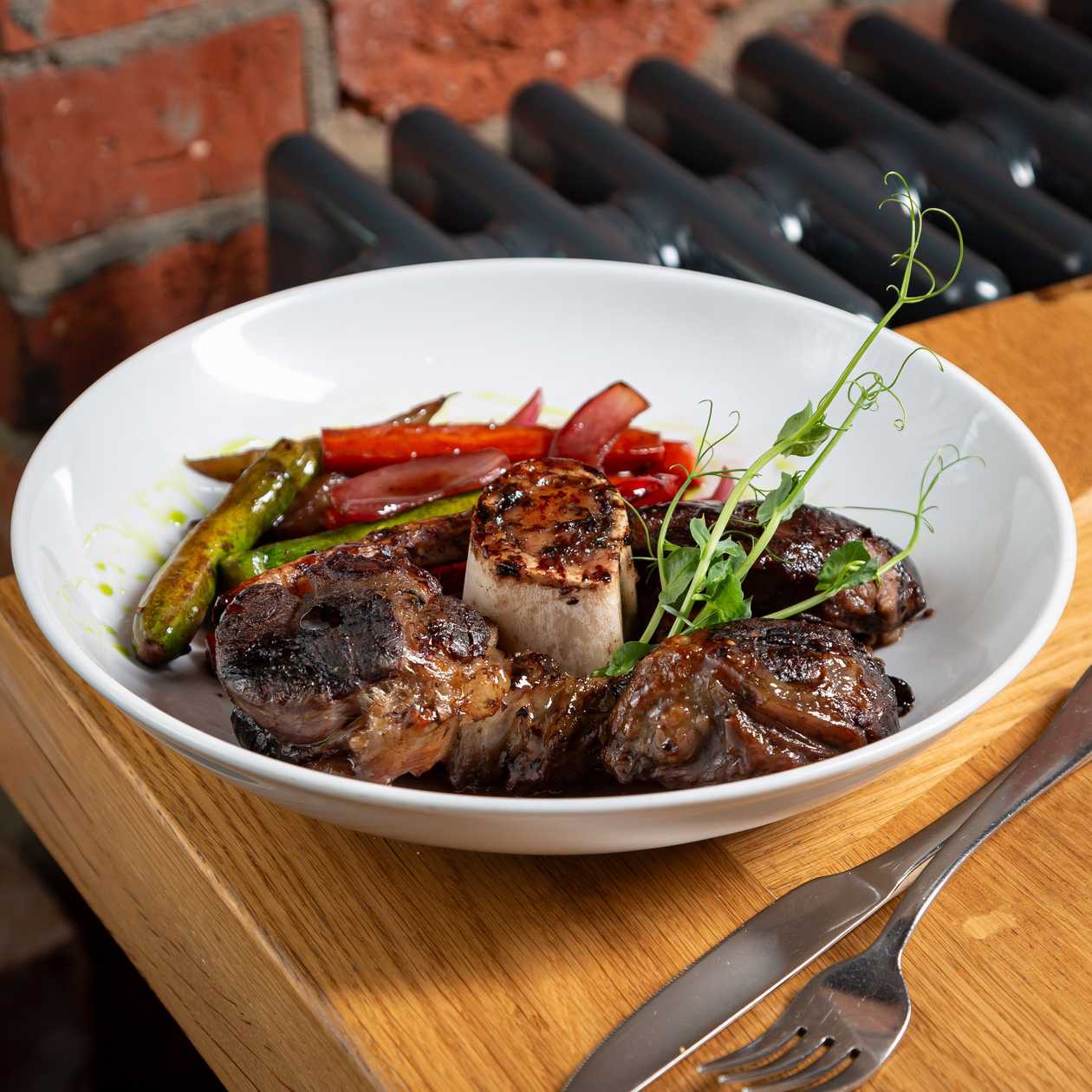 Medallions with chanterelle mushroom sauce