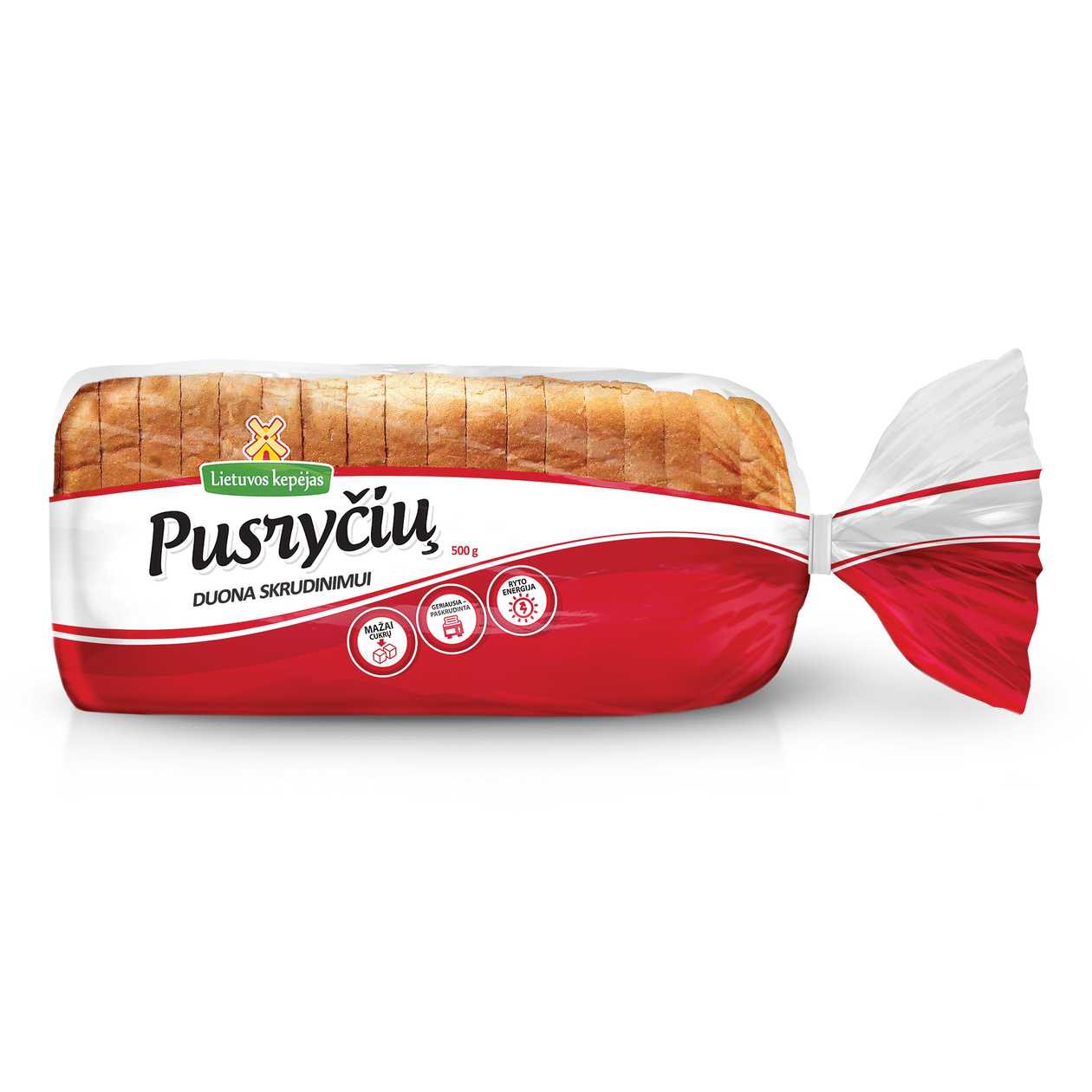 Pusryčių duona skrudinimui LIETUVOS KEPĖJAS, 500g (baigiasi galiojimas)