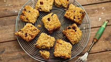 Blueberry Flapjacks