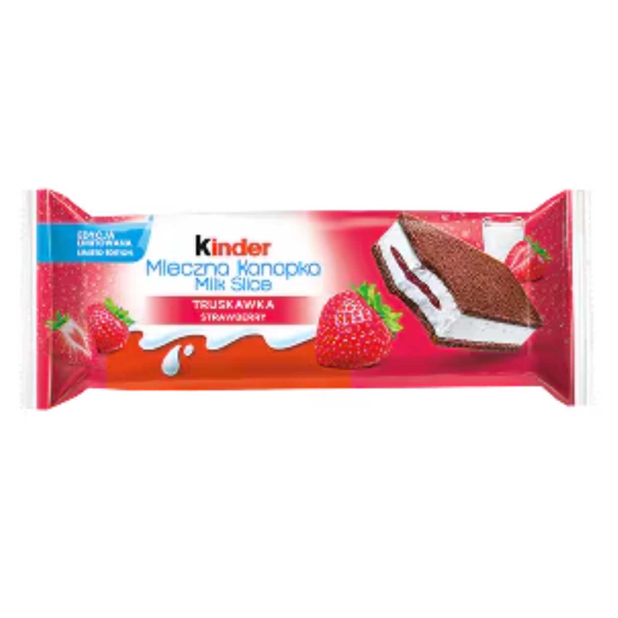 Kinder Mleczna Kanapka Truskawka 28g (expires soon)