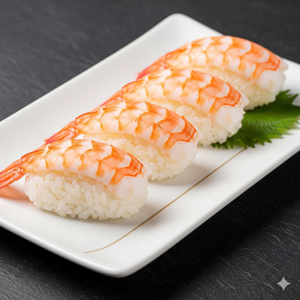 Nigiri camarão  4 Peças
