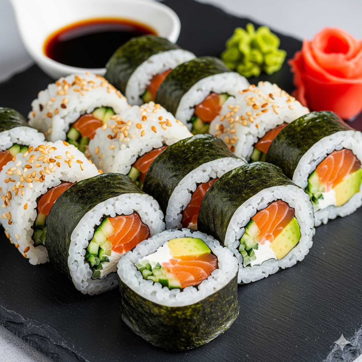 Futo Maki Salmão 12 Peças