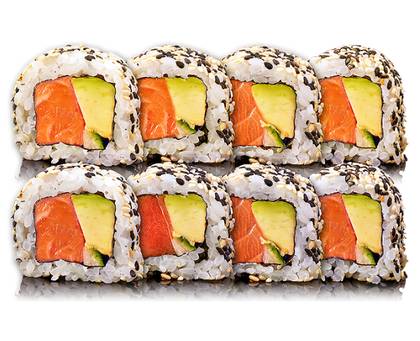 CALIFORNIA SALMON & AVOCADO 8 PCS