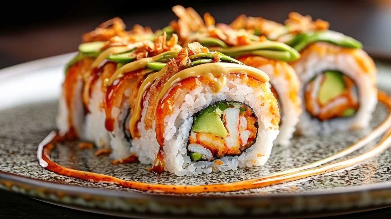 Uramaki ebi sesame