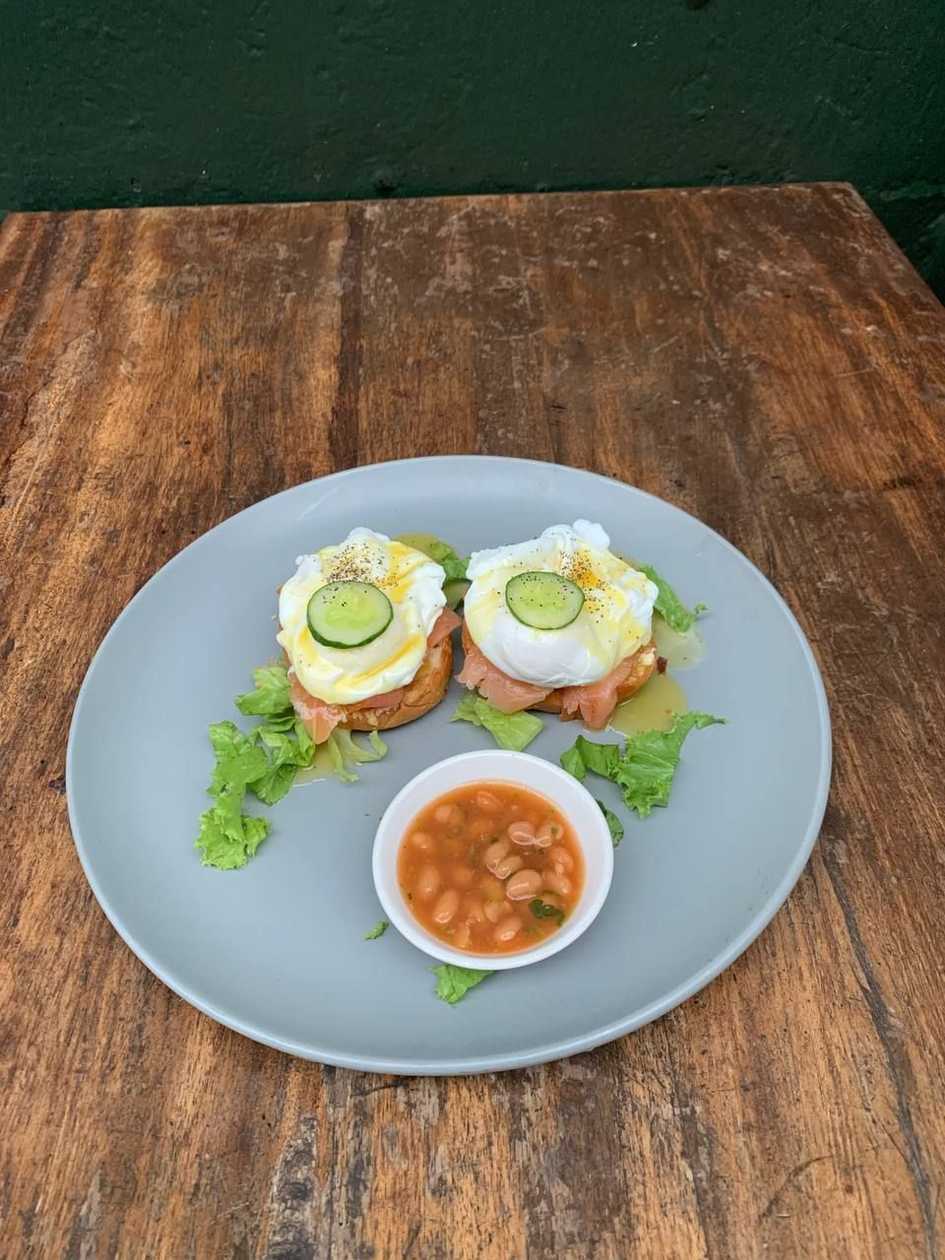 Salmon Eggs Benedict